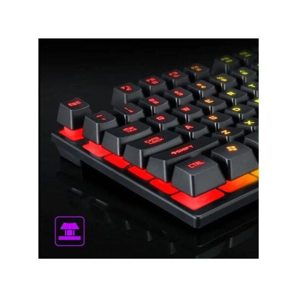 Teclado Gamer com Fio USB com Iluminação RGB - Image 8