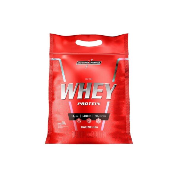 Integralmédica - Hipercalórico Nutri Whey Protein Pouch - 900g - Baunilha