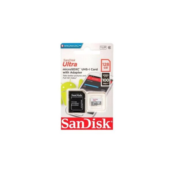 Cartão Memoria SanDisk Ultra SDSQUNR-128G-GN3MA 128gb Micro Sd Adaptador - Image 7