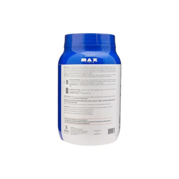 Max Titanium 100% Whey - 900G Baunilha - - Image 3