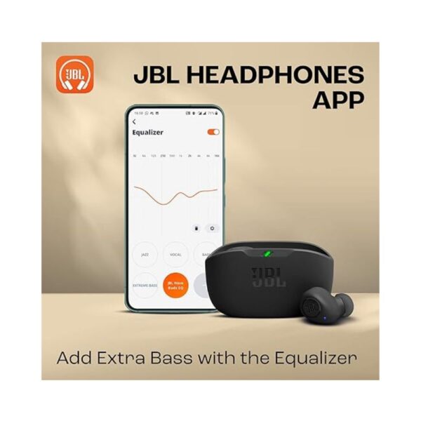 JBL, Fone de Ouvido Sem Fio, Bluetooth, Wave Buds TWS - Preto - Image 3