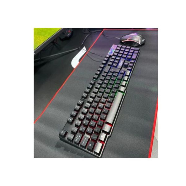 kit gamer teclado e mouse mouse pad gamer semi mecanico Led RGB para jogo com nota fiscal e garantia - Image 4