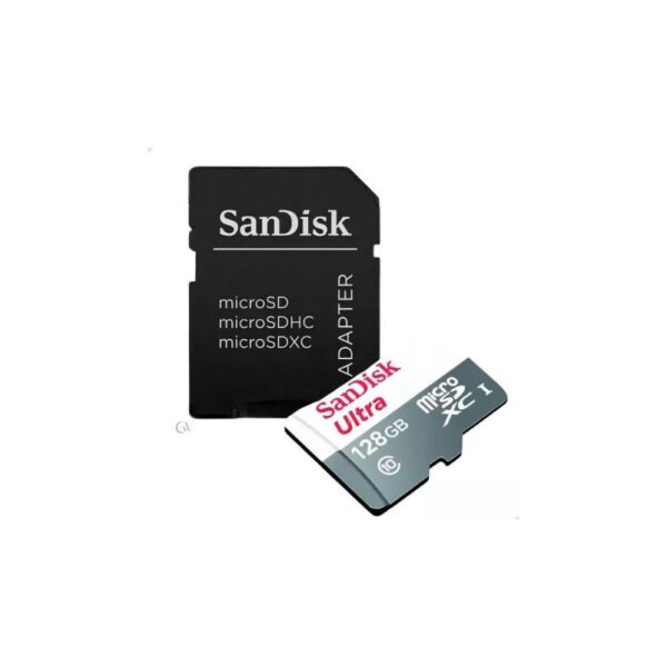 Cartão Memoria SanDisk Ultra SDSQUNR-128G-GN3MA 128gb Micro Sd Adaptador