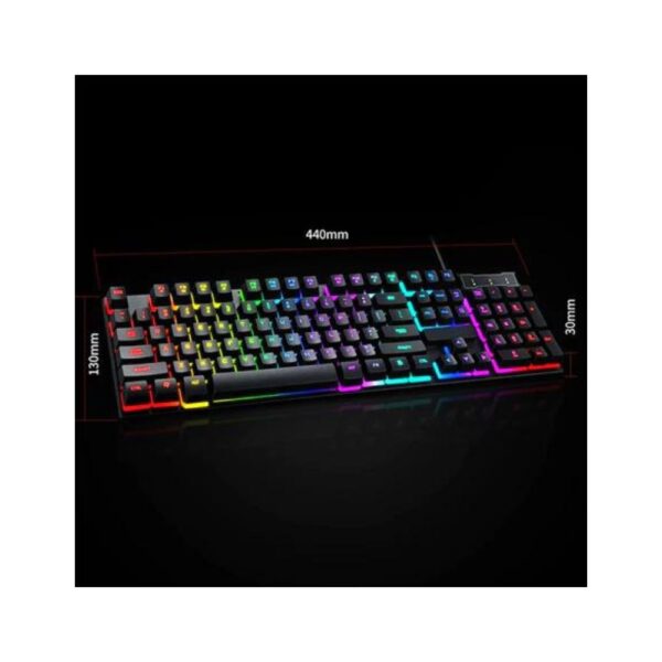 Teclado Gamer com Fio USB com Iluminação RGB - Image 4