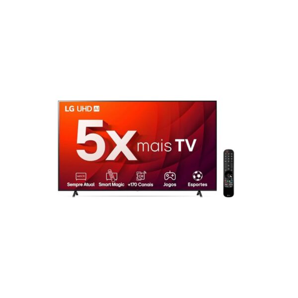 Smart TV 50" 4K LG UHD ThinQ AI 50UR8750PSA HDR Bluetooth Alexa Google Assistente Airplay2 3 HDMI - Image 3