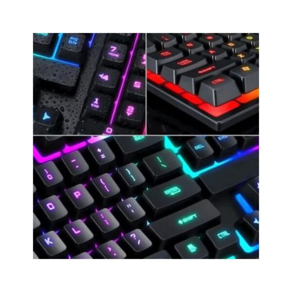 Teclado Gamer com Fio USB com Iluminação RGB - Image 3